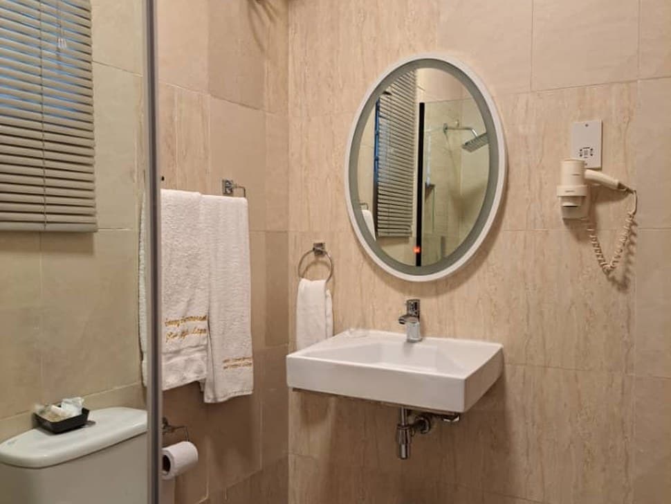 Guest bathroom vanity