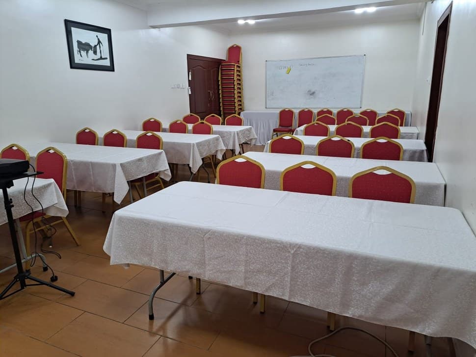 Classroom-style seating